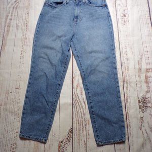 Madewell The Momjean Womens Jeans Size 28 High Rise Skinny Distressed - 231536